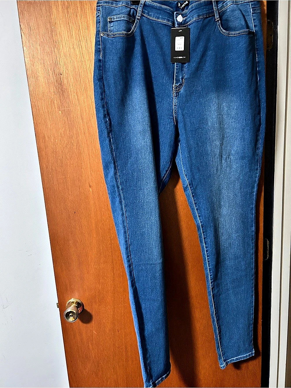Fashion Nova Tall Isabella High Waisted Skinny Jeans Women's Skinny Jeans Blue